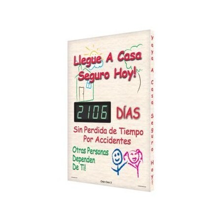 Accuform DIGIDAY 3 ELECTRONIC SAFETY SHSCK106 SHSCK106